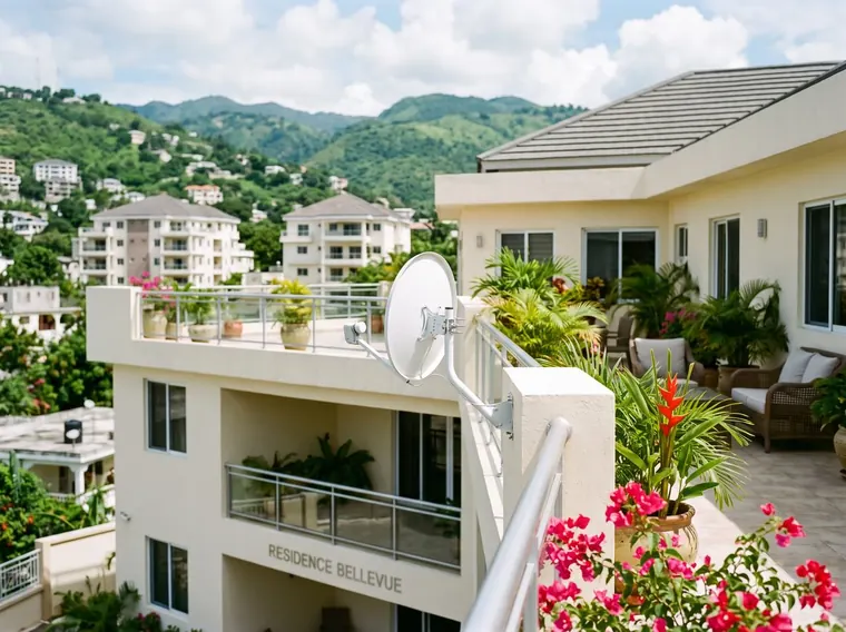 Zone urbaine sans fibre
